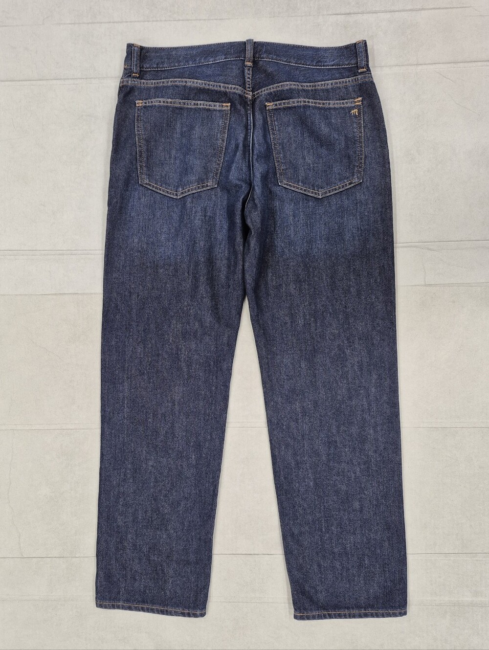 Madewell The Dean Easy Straight Jean women's 29 Softdrape dark wash mid rise - Picture 2 of 14